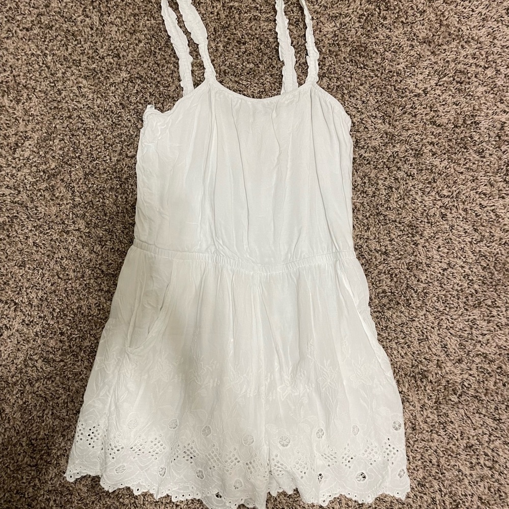 white lace romper womens